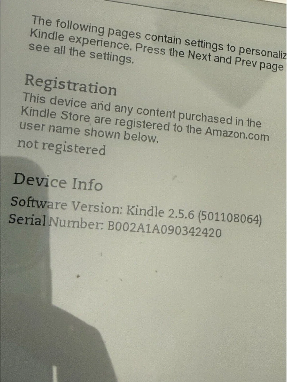 Amazon Kindle  6